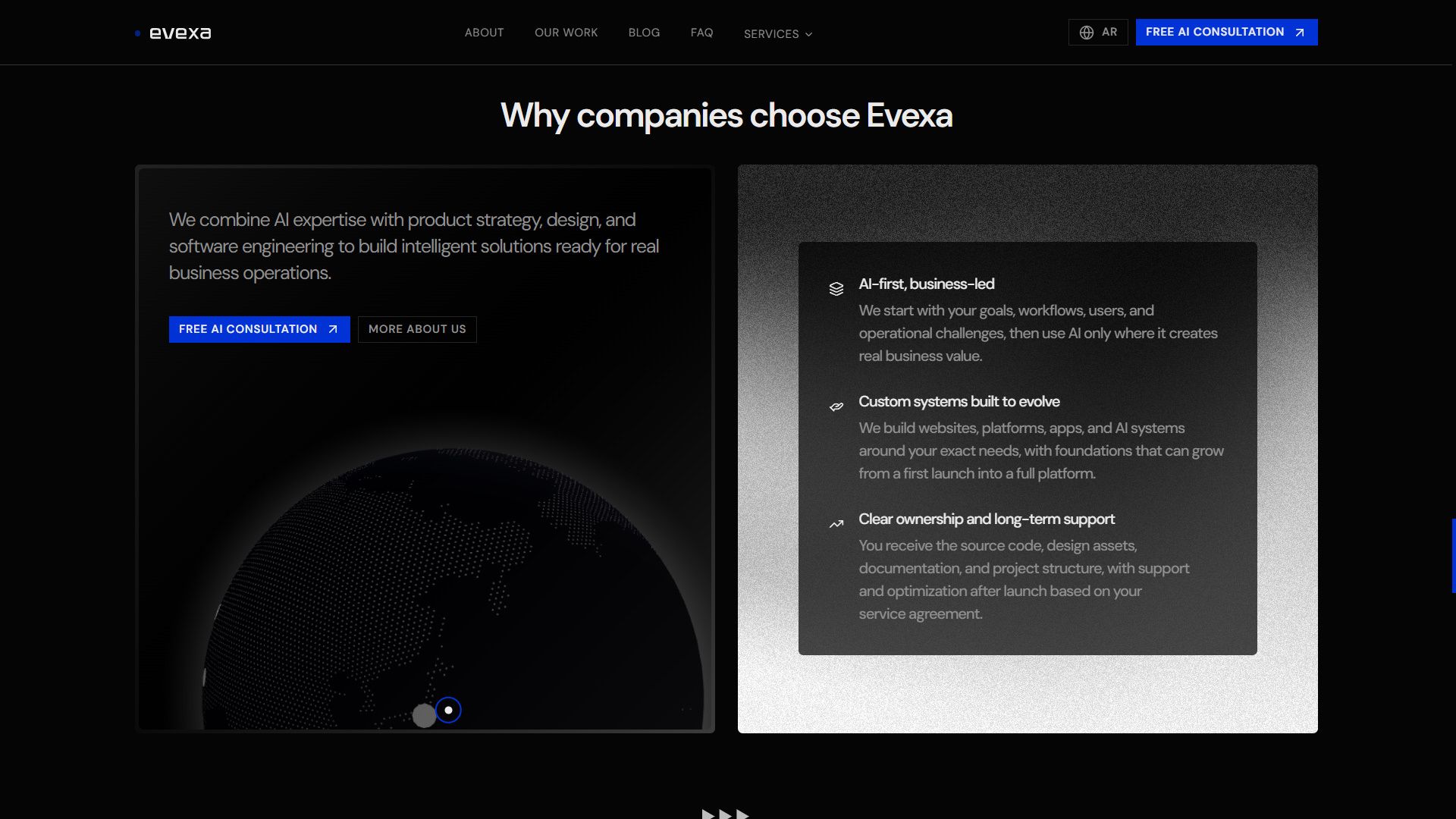 Evexa why Evexa section placeholder